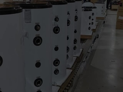 500 liter waterketel watertenk met inkjetprinter en muurmontage